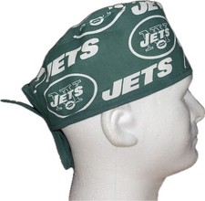NFL New York Jets Green Scrub Hat Chemo Cap