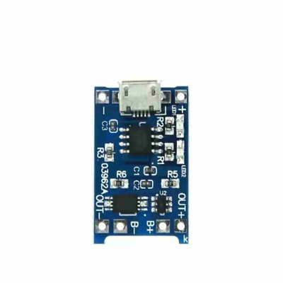 5V Micro USB 1A 18650 Lithium Akku Ladeplatine + Schutz TP4056