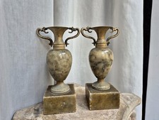Mini anfore antiche in pietra da Collezione 2 Pz