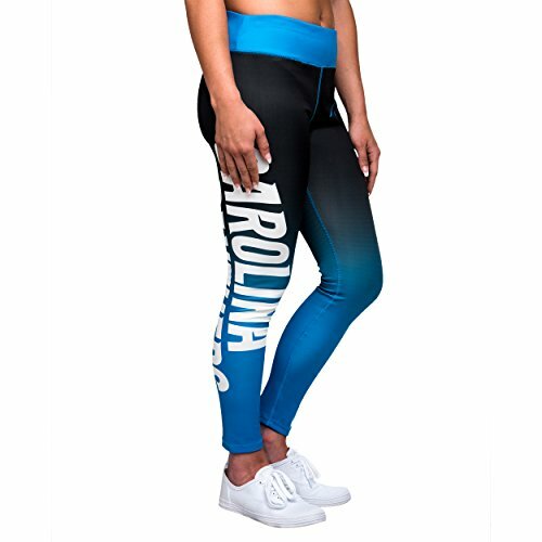 Женские леггинсы с надписью Carolina Panthers Gradient 2.0 из коллекции Forever Collectibles NFL Womens