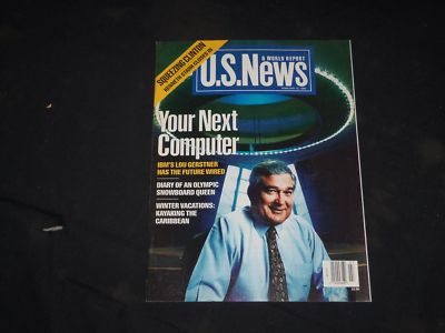 1998 FEB 16 U.S. NEWS & WORLD REPORT MAGAZINE - IBM'S LOUIS GERSTNER COVER- B 63