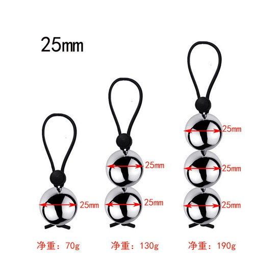 Metal Penis Extender Ball Weight Hanger Enlargement Men Ring Scrotum Stretcher - Picture 9 of 36