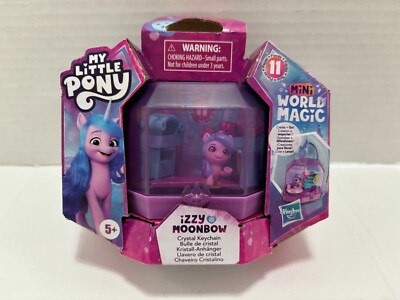 My Little Pony Mini World Magic Crystal Keychain/Izzy Moonbow/Portable Playset