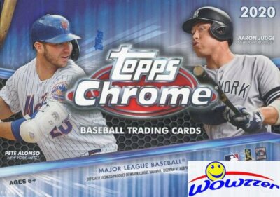 2020 Topps Chrome Baseball EXCLUSIVE Factory Sealed Blaster Box-SEPIA REFRACTORS