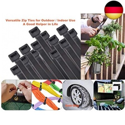 TK THERMALKING Kabelbinder – 100 Stück, 3,6 X 300 Mm, UV-beständig, Wetterfest, Aus Nylon PA