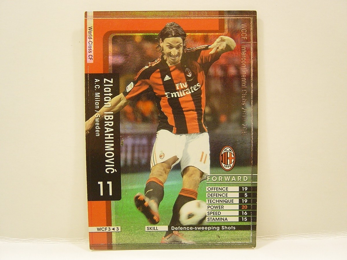 Panini WCCF 2010-11 WCF Zlatan Ibrahimovic 1981 Sweden No.11 AC