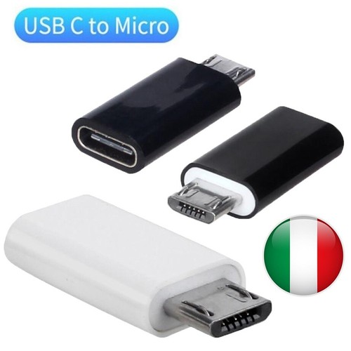 Convertitore Dati Adattatore Usb 3.1 Tipo C Femmina A Micro Usb Maschio - Foto 4