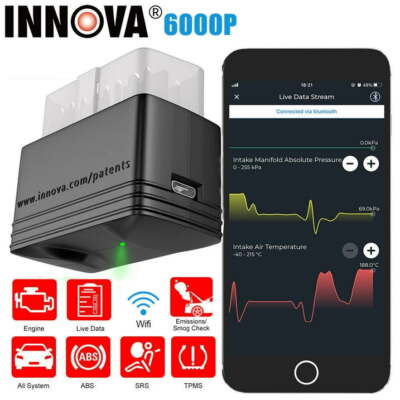 INNOVA 6000P Bluetooth OBD2 Scanner Code Reader All System Car Diagnostic Engine