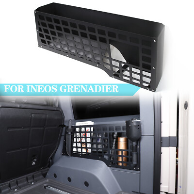 Alloy Black Rear Trunk Storage Organizer Cargo Tray For Ineos Grenadier 2024-27