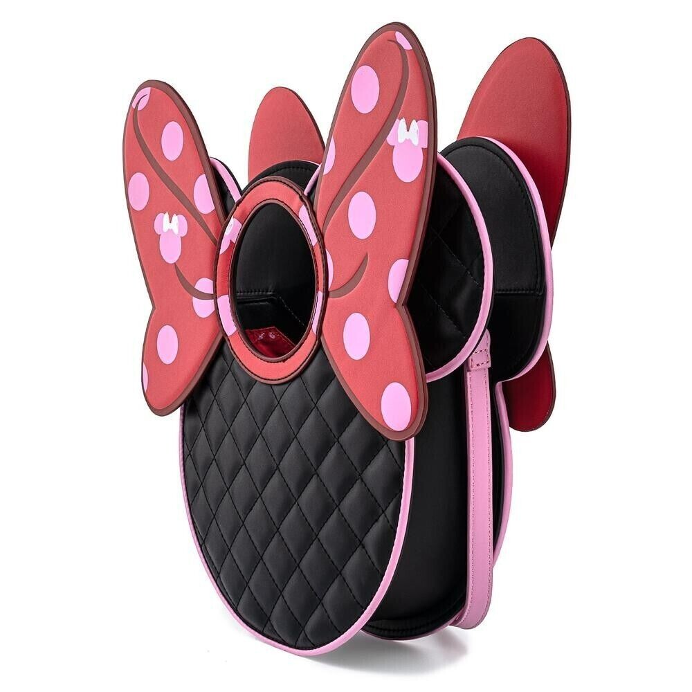 Loungefly Disney Minnie Mouse Quilted Bow Head Large  display picture 2