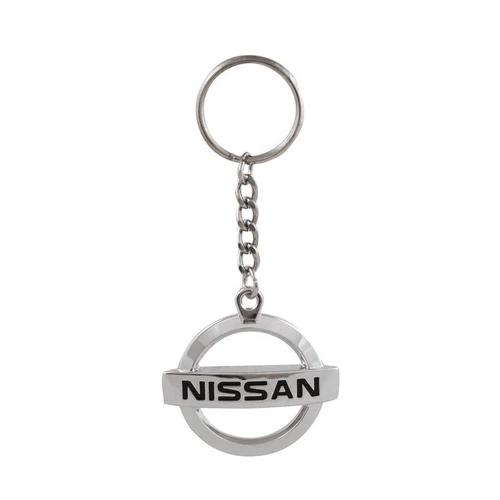 Officially Licensed For Nissan Logo Keychain Die Cast Zinc 4.25" Total Length