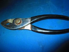 Vintage Fleet 8” Long Slip Joint Plier Rubber Grip Made in USA