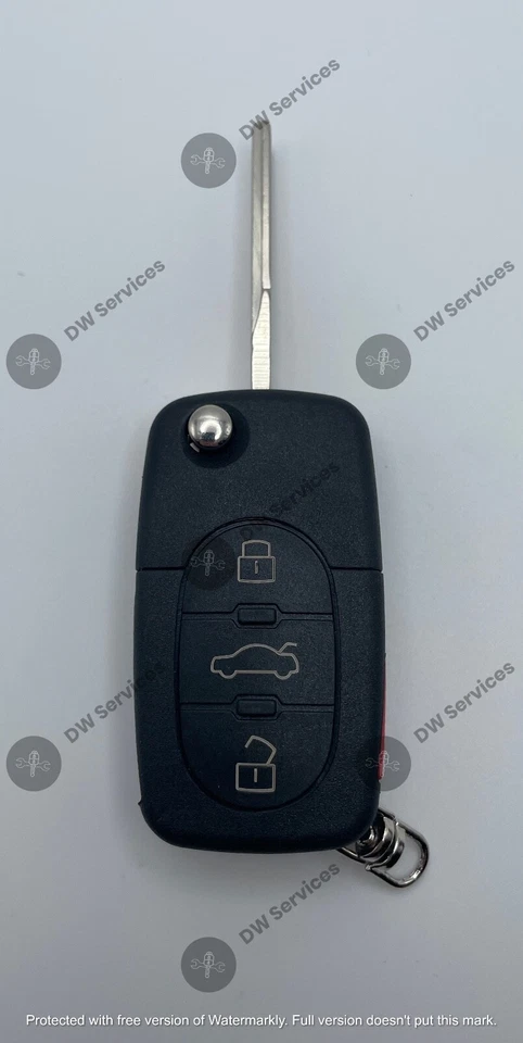 全新! 奥迪无钥匙进入遥控器 FLIP 钥匙链 4D0837231E / 231P/D - MYT8Z0837231 — 第 3/4 张图片