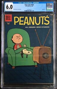 Four Color #878 CGC 6.0 Peanuts #1 Dell  Dale Hale 1958 1st Peanuts!