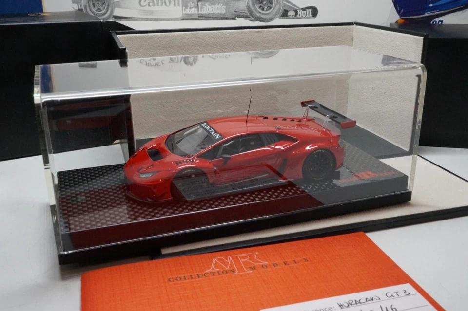 COLECCIÓN MR - LAMBORGHINI HURACAN GT3 - ROJO METALIZADO - COCHE MODELO ESCALA 1:43 Foto 4 de 4