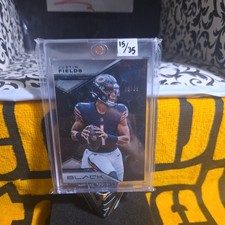 💣2023 Panini Black - Justin Fields Black Sapphire /35 Bears/Steelers/Jets💥