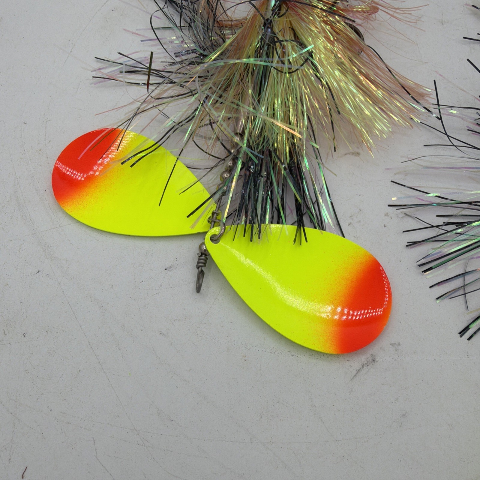 Musky Mayhem 13” Super Model  Double Cowgirl 10” Spinner Musky Lure New Hot Colo - Image 7