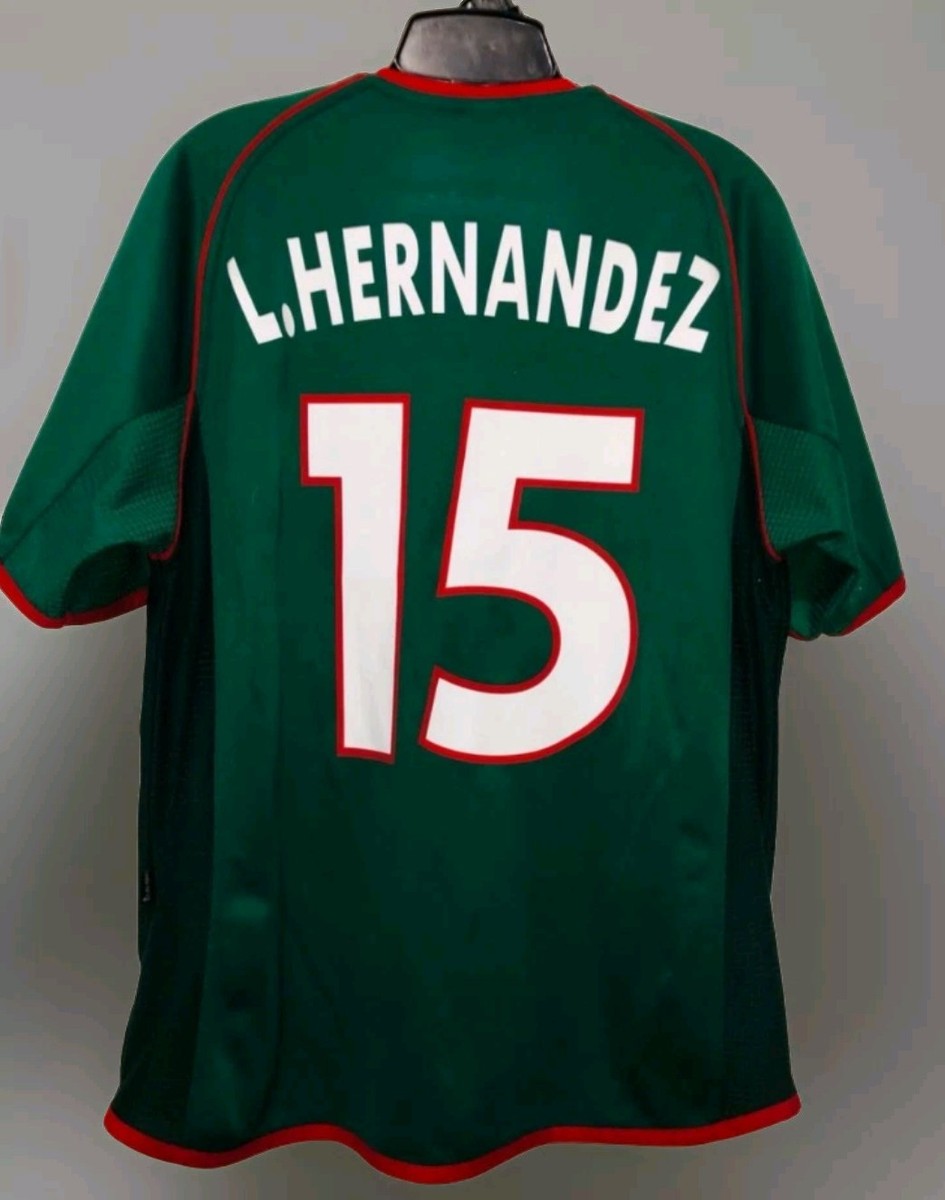 Atletica Mexico 2002 World Cup Luis Hernandez Jersey Size Rare