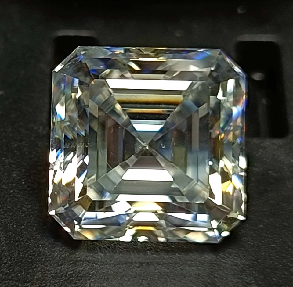 Lab Grown CVD Loose Diamond 3.00 Carat Color D VVS2 Asscher Certified Grown 5AJU - Image 3 of 4