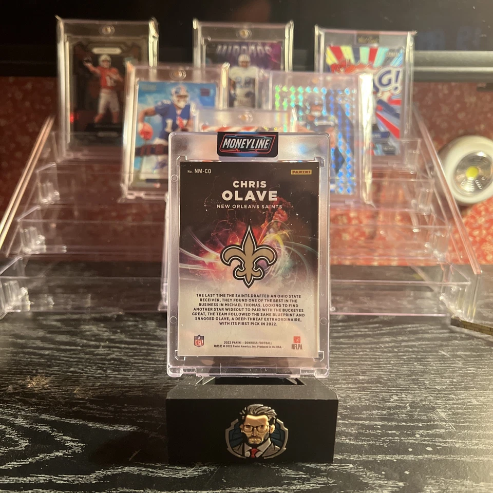 🔥 2022 Donruss Chris Olave Night Moves SSP - CASI NUEVO-CO - ¡Caso exitoso! 🔥 Foto 2 de 2