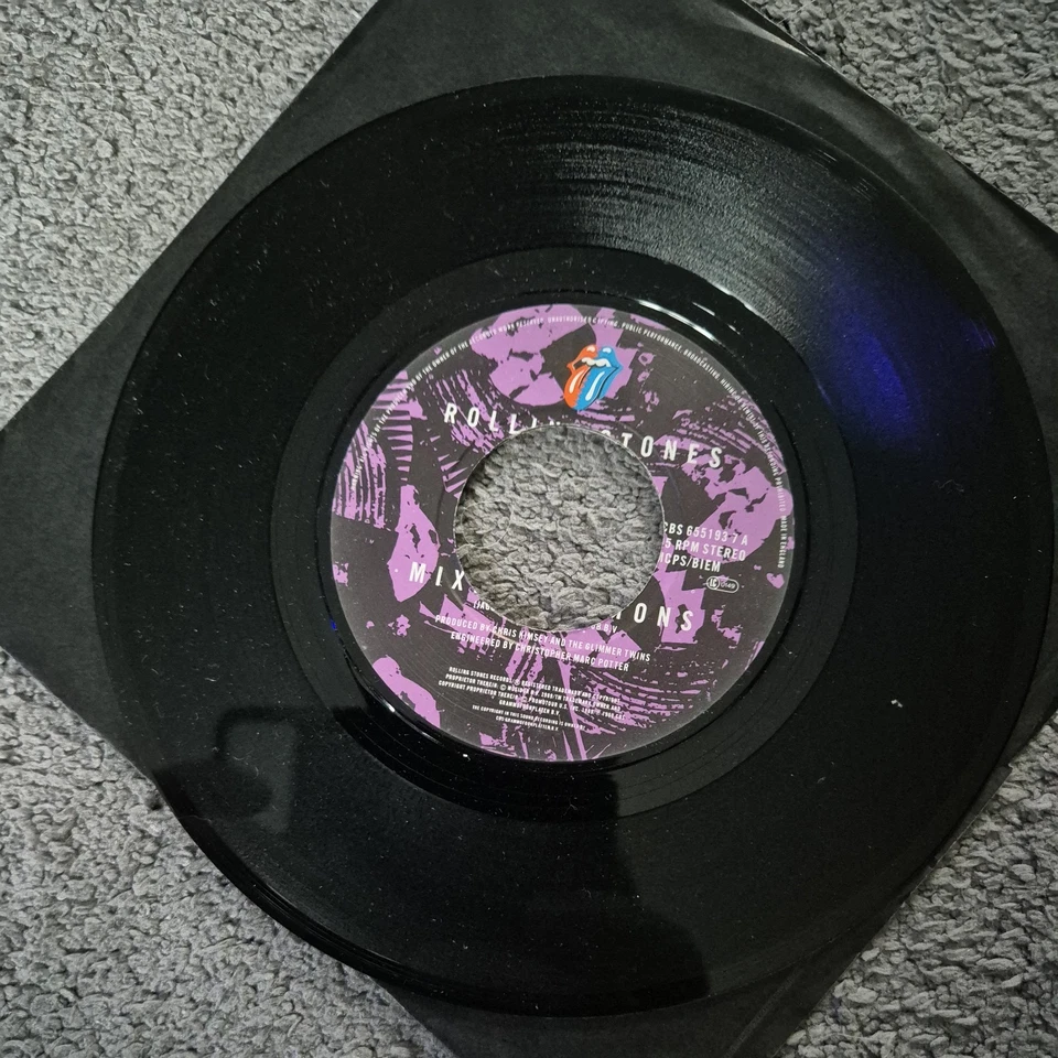 The Rolling Stones 7" Vinyl Single Record Job Lot X8 miss you , emotional rescue - Image 2 of 4