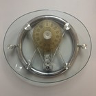 Vintage Camry Oval Kg Glass Body Scale Retro Silver Mechanical Capacity 130 Kg