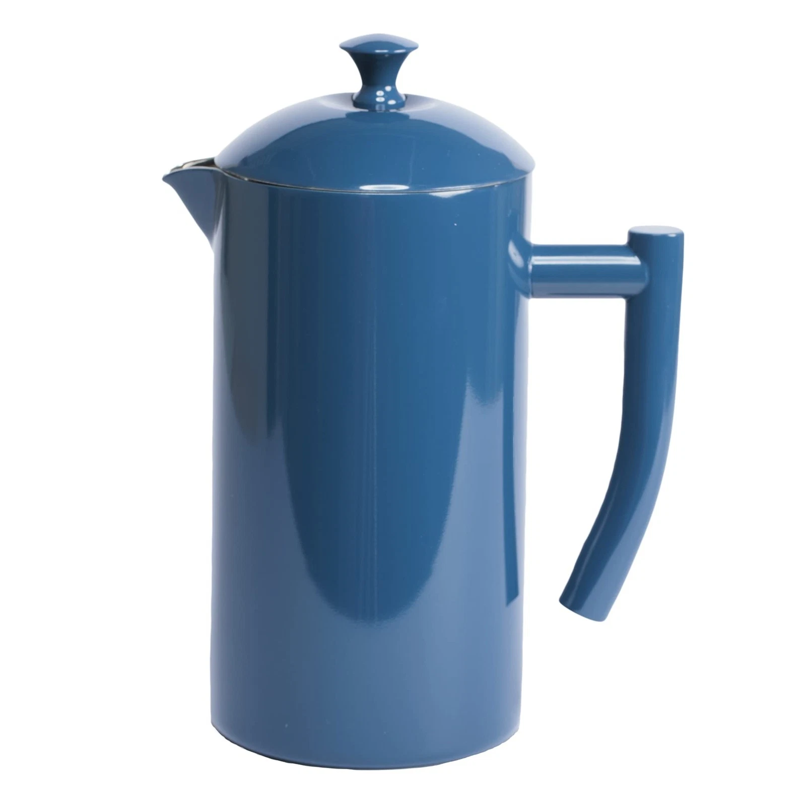 Frieling Double-Walled Stainless Steel French Press Coffee Maker, Navy,34 fl oz.