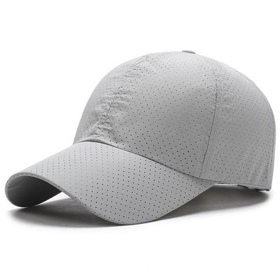 Atmungsaktive Mesh Baseballkappe Unisex verstellbar Sonnenschutz Sommerhut UK