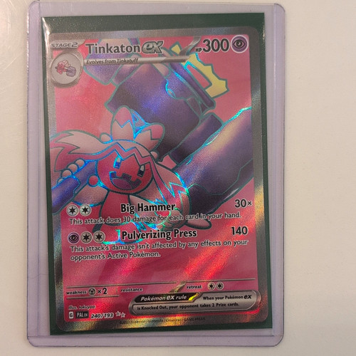 Pokemon TCG Tinkaton ex 240/193 Paldea Evolved UR Full Art Holo ENG