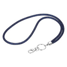 1Pack 15.7" Rhinestone Lanyard for Keys, Dark Blue