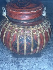 Traditional Thai Sticky Rice Basket Also Known As A Kratip Thai Rice Basket