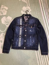 DSQUARED2 Blue Denim Men's Jacket size 48