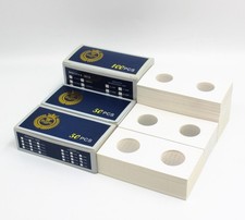 200 Pcs 2x2 Coin Flips 3 Sizes Cardboard Coin Holder Assortment Set