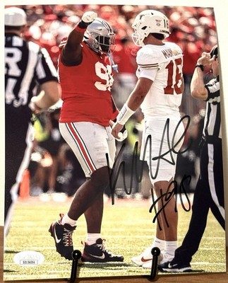 KAYDEN MCDONALD SIGNED 8X10 Photo JSA COA 2026 NFL DRAFT Ohio