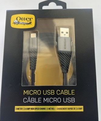 Otterbox USB to Micro-USB Cable 3Meters 78-51152 Braided Tough, Phones & Devices