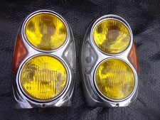Mercedes w108 w109 w111 w112 Bosch US Scheinwerfer Paar  Gelb Bosch Original