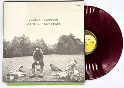 George Harrison All Things Must Pass Japan Red Wax 3LP Box AP-9016A 1st Mat 1/S