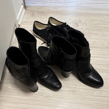 5th Avenue Damen Stiefeletten Leder schwarz G...