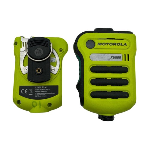 Motorola XE500 RSM Microphone Housing front Shell Case Back Cover Shell Part GRN