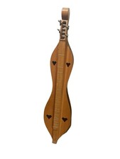 VINTAGE BLACK MOUNTAIN DULCIMER INSTRUMENT MODEL 58 VILOIN HEAD CHERRY TOP RARE