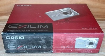 Casio Exilim EX-Z75 7.2MP Digital Camera Red w/ Box Parts/Repair