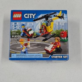 NEW SEALED City Airport Starter Set 60100 81pcs Complete Set Box Ages 5-12