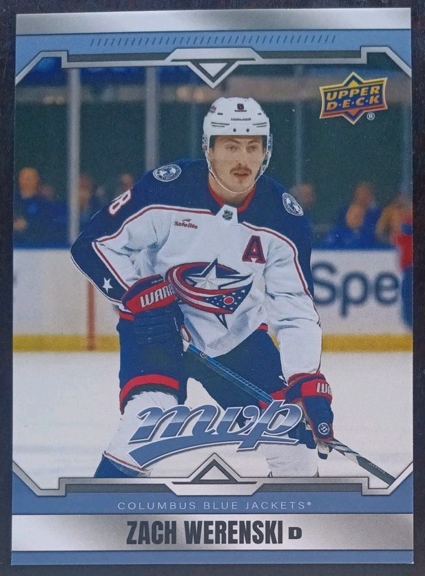 2024 - 2025 Upper Deck MVP Zach Werenski Blue Jackets #63 Hockey