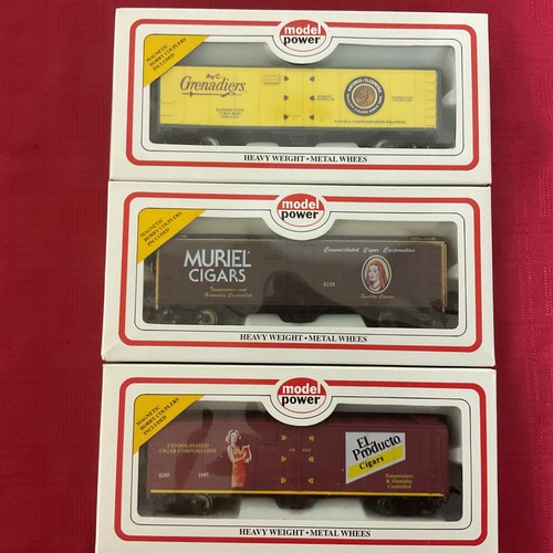 MODELO POWER ESCALA HO 40’ EL PRODUCTO MURIEL CIGAR CARS X3 #8255 L@@K!!! 🚂 | Zustand: Used