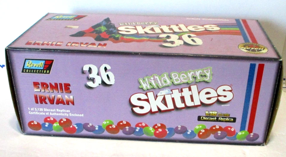Revell 1:18 Scale Diecast Car #36 Ernie Irvan 1998 Pontiac Skittles Wild Berry - Image 2 of 4