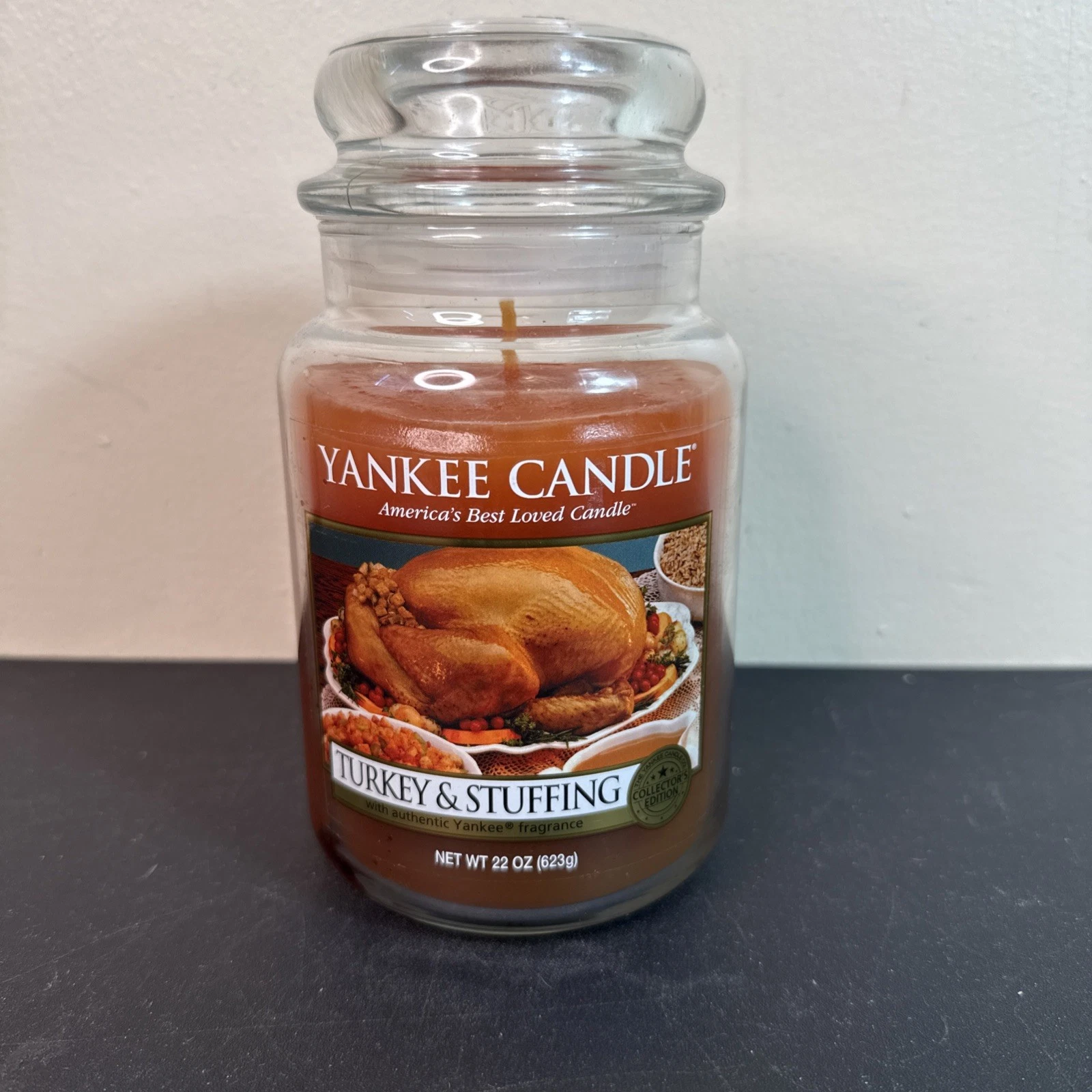 Yankee Candle Turkey & Stuffing Large Jar Candle 22oz Collectors Edition NEW