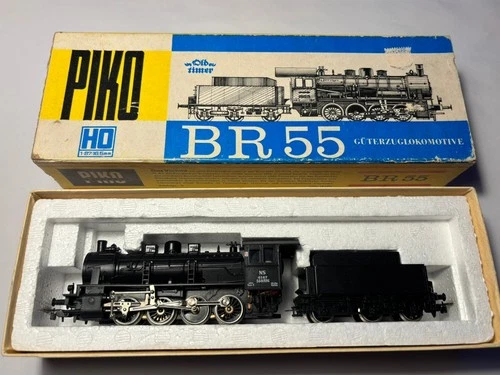 Piko DDR Dampflok Dampflokomotive mit Tender  NS 4147 / BR 55.5324 H0 GDR OVP