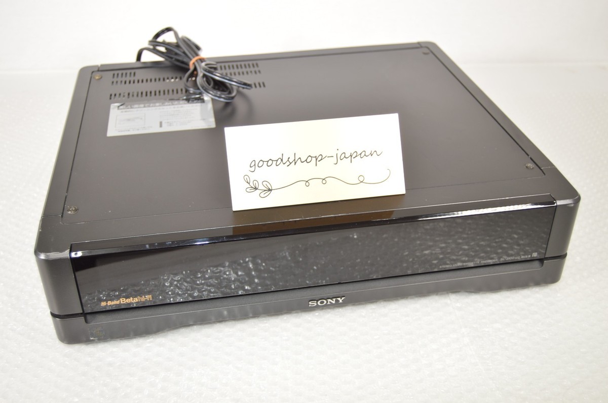 ＳＯＮＹのＳＬー２１００ Amazon.co.jp: SONY SL-2100 ベータデッキ (premium vintage) : 家電