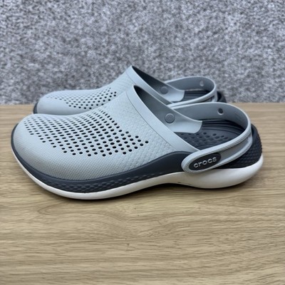 Crocs LiteRide 360 Clog Gray Unisex Women's 8 Men's 6 Slip On Rubber