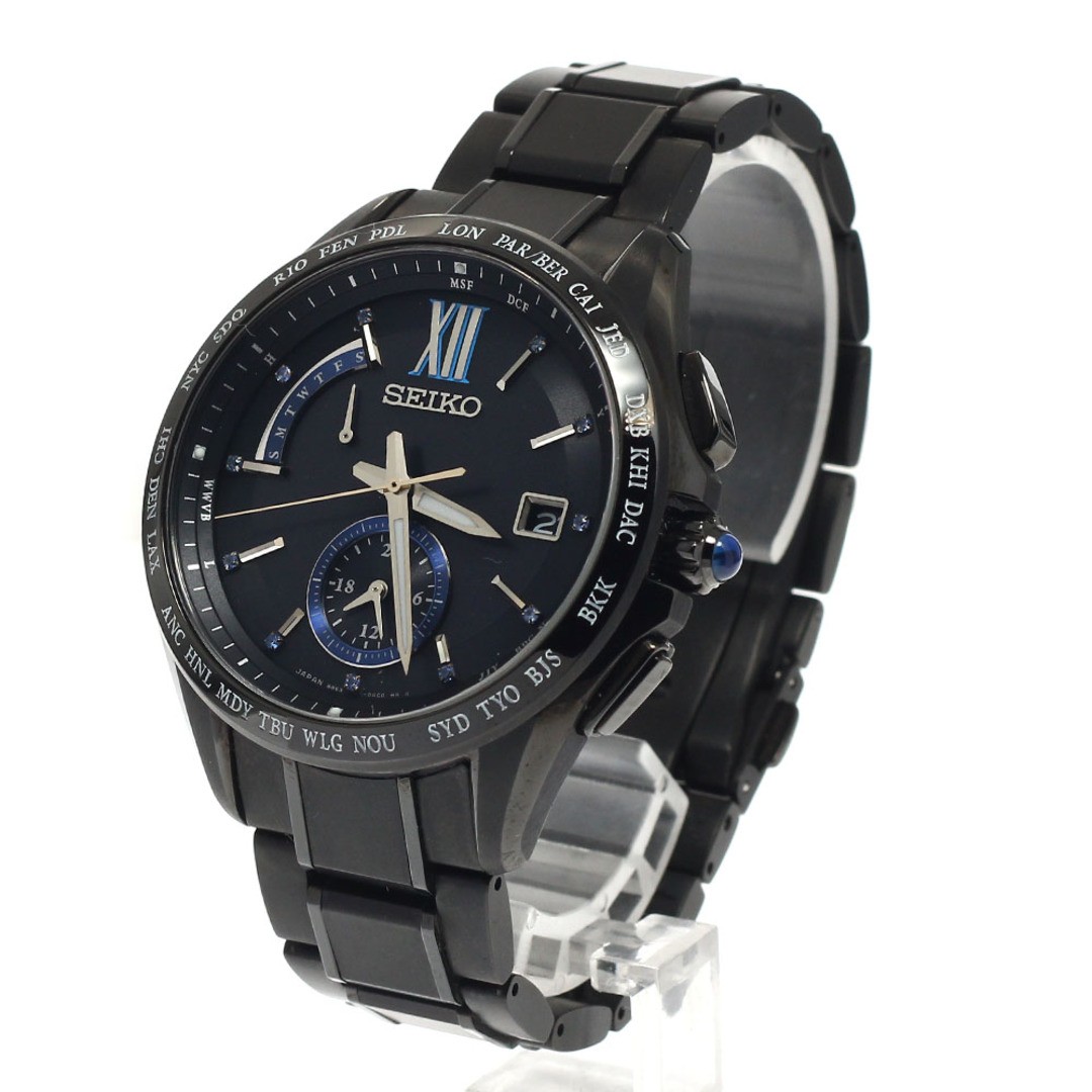Seiko Brights Eternal Blue Solar Atomic Men's Watch Titanium Used From Japan Fro image 2